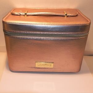 Lancome 2025 Beauty Box Bag/Train Case Rose Gold